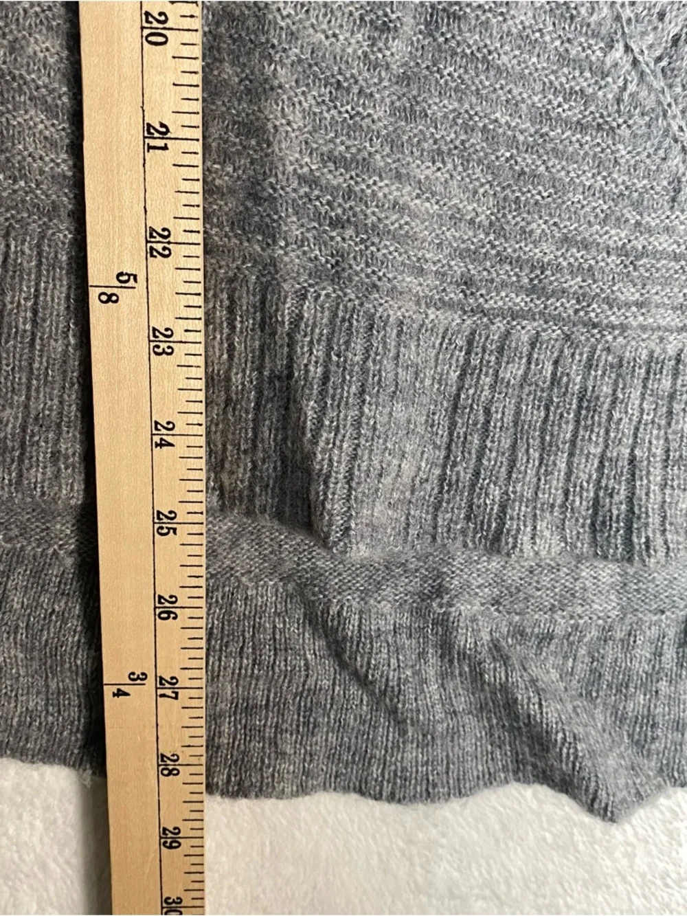 White House Black Market soft gray